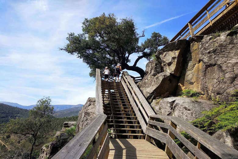 Le passerelle di legno del fiume Paiva